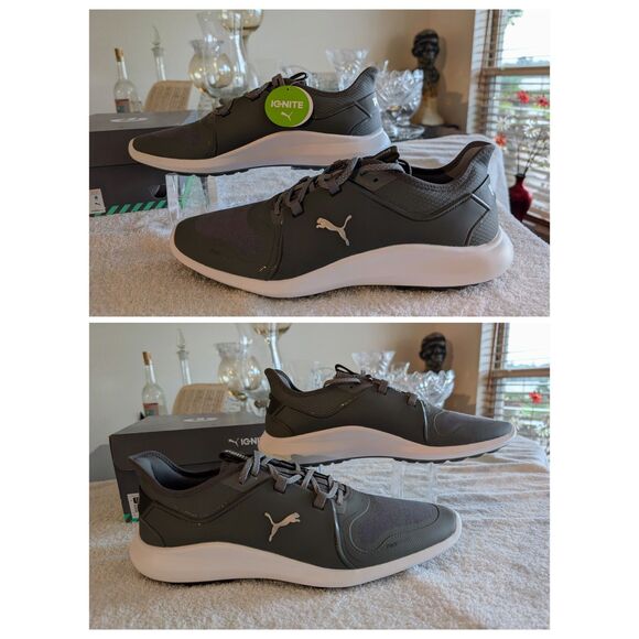 PUMA Ignite Fasten8 Golf Shoes Men’s Size 12 Gray Waterproof Spikeless main image 10
